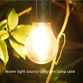 cheap Street Lights-Portable Camping Light LED Camping Lamp with Hook Portable Lantern Type-C Charging Waterproof for Hiking Fishing