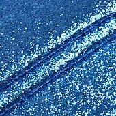 お買い得  ストレス解消グッズ-PU 大型グリッター ゴールド オニオン パウダー ファブリック 六角形 粗い砂 スパンコール 輝くパウダー 人工皮革 グリッター 素材 1*1.38m
