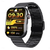 tanie Smartwatche-F100 inteligentny zegarek połączenie bluetooth 2.1 calowy duży ekran ekg hrv 24-godzinny monitor zdrowia tętna sos mężczyźni kobiety smartwatch
