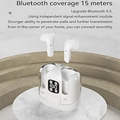 tanie Słuchawki bezprzewodowe True TWS-2 pary 4 paczki bezprzewodowych słuchawek Bluetooth 5.3 dousznych 68ms niskie opóźnienie 13mm przetwornik HIFI słuchawki 4 mikrofony ENC HD połączenia półdouszne