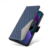 お買い得  iPhone用ケース-電話 ケース 用途 iPhone 16 iPhone 15 Pro Max iPhone 14 13 12 11 Pro Max Plus Mini SE ウォレットカードケース 磁石バックル 全身保護 キックスタンド 幾何学模様 TPU PUレザー