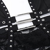 economico Costumi e travestimenti sexy-Sexy Y2K Anno 2000 Vestito Ragazza gotica Per donna Halloween Carnevale Mascherata Festa / Sera Vestito