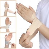 cheap Braces &amp; Supports-2 Pcs Ultra-Thin Wrist Brace Support for Carpal Tunnel, Pain Relief, Arthritis, Tendonitis, Elastic Wrist Wraps Right and Left Hands - Compression and Support for Fitness Enthusiasts (Skin Tone)