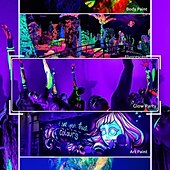 billiga LED-klotlampor-uv led svarta lampor glödlampa 9w e27 led svart glödlampa uv klass 395nm uv party kroppsfärg disco party fluorescerande bubbla självlysande party sovrum uv ljus fluorescerande affisch kroppsfärg
