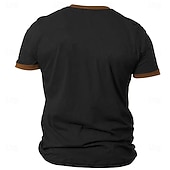 abordables Fantasma y calavera-Men's Graphic Skull Henley Shirt Short Sleeve 3D Print Fashion Designer Comfortable Daily Summer Blue Black Green Henley Henley T-Shirt