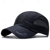 お買い得  メンズ ベースボールキャップ-男性用 ベースボールキャップ 日よけ帽 トラッカーハット ブラック ホワイト ポリエステル ファッション カジュアル ストリート 日常 レタード 調整可能 サンスクリーン 高通気性