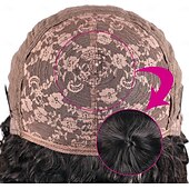 economico Parrucche di capelli veri senza cuffia-Cappelli veri Parrucca Corto Lungo Medio Ondulato Poco ondulata Frangetta dritta Con frangia Nero Colore Naturale Natura nera Migliore qualità Molto spesso Attaccatura dei capelli naturale A macchina