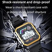 abordables Montres connectées-696 AW38 Montre Connectée Suivi de Fitness ECG PPG Rappel Appel Bluetooth Android iOS IP67 42mm 1.54
