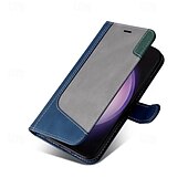 お買い得  サムスン用ケース-Samsung Galaxy S24 S23 S22 S21 S20 Ultra Plus FE A54 A34 A14 S25 Ultra用電話ケース財布型マグネット式フルボディ保護キックスタンド幾何学模様TPU PUレザー