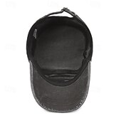 abordables Chapeaux homme-Homme Casquette Plate Casquette de Baseball Casquette militaire Chapeau de cadet Noir Marron Mélangé polyester / coton Rétro Vintage Mode Décontractées Plein Air du quotidien Plein Ajustable Ecran