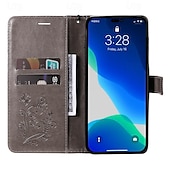お買い得  iPhone用ケース-iPhone 16e用の電話ケース iPhone 16 iPhone 15 Pro Max iPhone 14 13 12 11 Pro Max Plus Mini SE 財布ケース 磁石フルボディ保護 ウォレットストラップ バタフライ TPU PUレザー