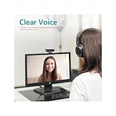 cheap Indoor IP Network Cameras-Hd 2K computer Webcam PC laptop autofocus camera suitable for live online class meeting chat