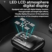 tanie Słuchawki bezprzewodowe True TWS-2 pary 4 paczki bezprzewodowych słuchawek Bluetooth 5.3 dousznych 68ms niskie opóźnienie 13mm przetwornik HIFI słuchawki 4 mikrofony ENC HD połączenia półdouszne