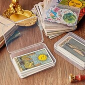 economico Organizzazione spazi-Scatola di imballaggio in plastica trasparente da 12 pezzi per strumenti hardware, display di campioni, imballaggio di parti e conservazione di carte - moderna scatola di immagazzinaggio trasparente