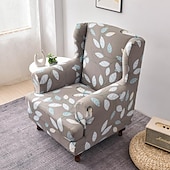 preiswerte Sesselabdeckung &amp; Armless Chair Cover-weicher, elastischer Tigerbankbezug, Freizeithockerbezug, karierter Rundum-Sofastuhlbezug