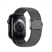 זול להקות Apple Watch-רצועת ספורט מותאם ל רצועת השעון של Apple Watch 38 מ&quot;מ 40 מ&quot;מ 41 מ&quot;מ 42 מ&quot;מ 44 מ&quot;מ 45 מ&quot;מ 49 מ&quot;מ אלסטי מתכוונן ניילון רצועת שעון חלופית ל iwatch Ultra 2 Series 9 8 7 SE 6 5 4 3 2 1