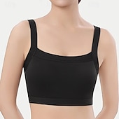 economico Serbatoio Semplice-Top in pizzo senza maniche da donna basic collo a giro nero bianco marrone grigio estate
