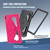cheap Samsung Tablets Case-Tablet Case Cover For Samsung Galaxy Tab A9 8.7&quot; S9 11 inch S8 11&#039;&#039; S7 11&#039;&#039; A8 10.5&#039;&#039; A9 Plus 11&quot; with Adjustable Kickstand Shockproof Cartoon PC Silicone