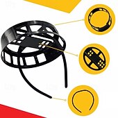 お買い得  アイデアおもちゃ-調節可能な卒業キャップリミックスはヘッドバンドインサートを固定します。卒業キャップの内側をアップグレードして、髪型を変えずにヘアスタイルを固定します。男女兼用。