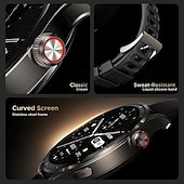 cheap Smartwatch-Joyroom JR-FV1 Smart Watch 1.43 inch Smartwatch Fitness Running Watch Bluetooth Pedometer Call Reminder Fitness Tracker Compatible with Android iOS Women Men Long Standby Hands-Free Calls Waterproof