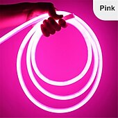 お買い得  ネオンLEDライト-ネオンライトサイン LED ストリップ柔軟な 360 丸管ランプ 30 メートル ip67 防水柔軟なロープストリング家の装飾