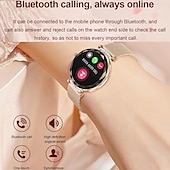 halpa Älykellot-696 NX7PRO Älykello 1.19 inch Älykello Bluetooth EKG + PPG Askelmittari Puhelumuistutus Yhteensopiva Android iOS Naisten Handsfree puhelut Viestimuistutus IP 67 40 mm kellokotelo