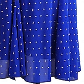 abordables Tenues de danse latine-Danse latine Robe Cristaux / Stras Femme Utilisation Usage quotidien manche longue Spandex