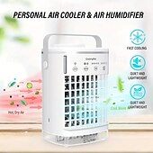 cheap Fans-USB Desktop Spray Air Cooler – Mini Water Cooling Fan with Humidifier for Home Office Dormitory Use