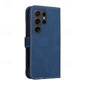 お買い得  サムスン用ケース-Samsung Galaxy S24 S23 S22 S21 S20 Ultra Plus FE A54 A34 A14 S25 Ultra用電話ケース財布型マグネット式フルボディ保護キックスタンド幾何学模様TPU PUレザー