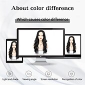 billige Syntetiske trendy parykker-svart blond mørk brun rosa parykk for kvinner lang bølget parykk midtdel parykk svart krøllet parykk syntetisk varmebestandig parykk lang parykk til daglig festbruk 26 tommer
