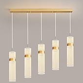 abordables Éclairages grappe-3 lumières 5 lumières 28 cm Conception unique Conception de l&#039;île Lampe suspendue Acrylique Acrylique Plaqué Finitions Peintes Moderne Style nordique 85-265V