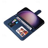 お買い得  サムスン用ケース-Samsung Galaxy S24 S23 S22 S21 S20 Ultra Plus FE A54 A34 A14 S25 Ultra用電話ケース財布型マグネット式フルボディ保護キックスタンド幾何学模様TPU PUレザー