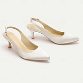 abordables Officiel-Escarpins violets à bride arrière et bout pointu pour femme - chaussures élégantes pour soirées et événements