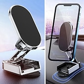cheap Car Holder-Phone Mount for Car Windshield Rotatable Foldable Magnetic Phone Holder for Car Dashboard Car Truck Compatible with All Mobile Phone Phone Accessory