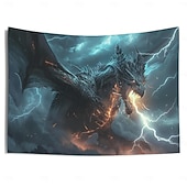 ieftine tapiserii animale-Dragon sălbatic agățat tapiserie artă de perete tapiserie mare decor mural fotografie fundal pătură perdea acasă dormitor living decor