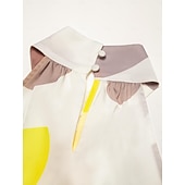 Χαμηλού Κόστους Γραφικό Τανκ-Γυναικεία Φλοράλ Διακοπές Καθημερινά Ρούχα Καθημερινά Αμάνικο Λευκό Άνθινο Στυλ Αμάνικο Λαιμός Καλοκαίρι