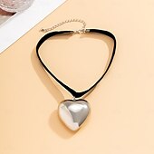 abordables Colliers-Collier Perle Femme Elégant Le style mignon Classique Cœur Mignon Forme de coeur Colliers Tendance Pour Travail Fête scolaire Soirée