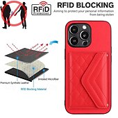 baratos Capas para iPhone-telefone Capinha Para iPhone 16 iPhone 15 Pro Max Plus iPhone 14 13 12 11 Pro Max Plus Mini SE Capa traseira Com Suporte com cordão Slot para cartão Retro TPU Couro PU