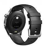 Χαμηλού Κόστους Smartwatch-QS39 Εξυπνο ρολόι 1.32 inch Έξυπνο ρολόι Bluetooth ΗΚΓ + PPG Παρακολούθηση θερμοκρασίας Βηματόμετρο Συμβατό με Android iOS Γυναικεία Άντρες Μεγάλη Αναμονή Κλήσεις Hands-Free Αδιάβροχη IP 67