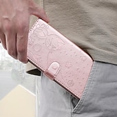 cheap Samsung Cases-Phone Case For Samsung Galaxy S24 S23 S22 S21 S20 Ultra Plus FE A54 A34 A14 Note 20 10 S25 Ultra Wallet Case Magnetic Full Body Protective with Wrist Strap Cat Bee TPU PU Leather