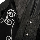billige Topper-Retro / vintage Punk og gotisk Kostymer i middelalderstil Jakke tailcoat Prins Adelsmann Jacquard Herre Royal Steampunk Maskerade Fest Voksne Frakk
