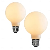 olcso LED-es gömbizzók-2db 7 W 9 W 10 W LED gömbbúrás izzók 600/800/900 lm E26 / E27 G95 35/45/50 LED gyöngyök SMD 2835 Meleg fehér Fehér 85-265 V