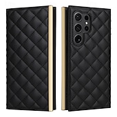Недорогие Чехлы для Samsung-телефон Кейс для Назначение SSamsung Galaxy S24 S23 S22 S21 S20 Ultra Plus FE S10 S9 Plus S25 Ультра Кошелек для карт с ремешком с ремешком на запястье Откидная подножка Геометрический рисунок