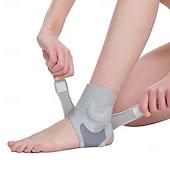 cheap Braces &amp; Supports-1pc One Size Adjustable Ankle Brace-Breathable Ankle Support With Silicone-Neoprene Ankle And Heel Stabilizer-foot Sleeve For Men And Women - For Sports, Running, Fitness, Volleyball and Basketball