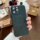 Недорогие Чехлы для iPhone-телефон Кейс для Назначение айфон 16 Айфон 15 Про Макс Плюс iPhone 14 13 12 11 Pro Max Plus Кейс на заднюю панель Поддержка беспроводной зарядки Защита от удара ТПУ Покрытие