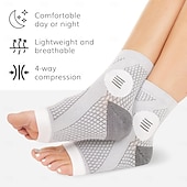 economico Cura Personale &amp; Salute-1 paio di calzini per neuropatia per donne e uomini - calzini a compressione senza dita, calzini per neuropatia del piede, calzini per neuropatia periferica, calzini per neuropatia diabetica, calzino per artrite