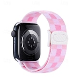 זול להקות Apple Watch-רצועת ספורט מותאם ל רצועת השעון של Apple Watch 38 מ&quot;מ 40 מ&quot;מ 41 מ&quot;מ 42 מ&quot;מ 44 מ&quot;מ 45 מ&quot;מ 49 מ&quot;מ אלסטי מתכוונן ניילון רצועת שעון חלופית ל iwatch Ultra 2 Series 9 8 7 SE 6 5 4 3 2 1