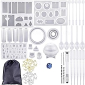 preiswerte Artikel zum Stressabbau-Kristall-Tropfer-Form, Armband-Anhänger, Schmuck-Silikonform, Set mit DIY-Tropfer-Form