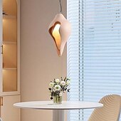 economico Luci Isola cucina-lampada a sospensione a led design conchiglia di cemento lampada a sospensione bianca calda lampada a sospensione loft lampada a sospensione a soffitto regolabile in altezza camera da letto bar