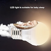 رخيصةأون لمبات الكرة LED-لمبة LED E27 موفرة للطاقة 5 وات بديلة تنجستن 220 فولت للإضاءة المنزلية A19 4 قطع